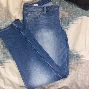 Boyfriend jeans | blue and white | Torrid